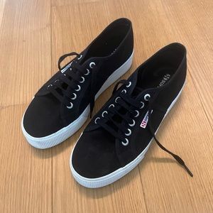 Superga 2790 Platform Sneakers - Black